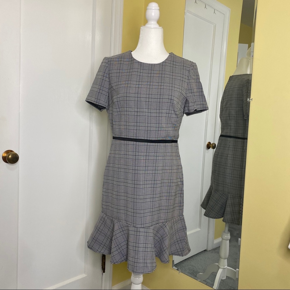 Black and white Aqua Dress